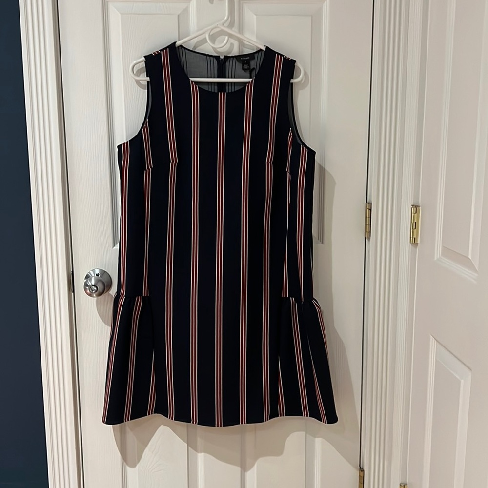 Halogen Dropped Waist Sleeveless Dress